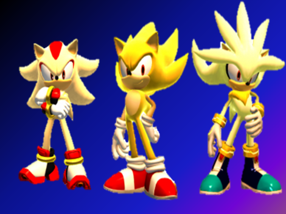 Super Sonic Shadow and Silver Wallpaper by