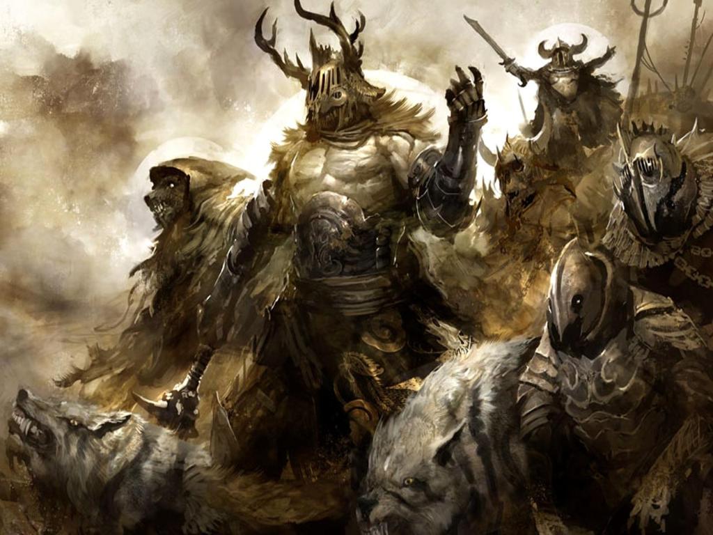 Dark Warrior iPhone Background Ipod