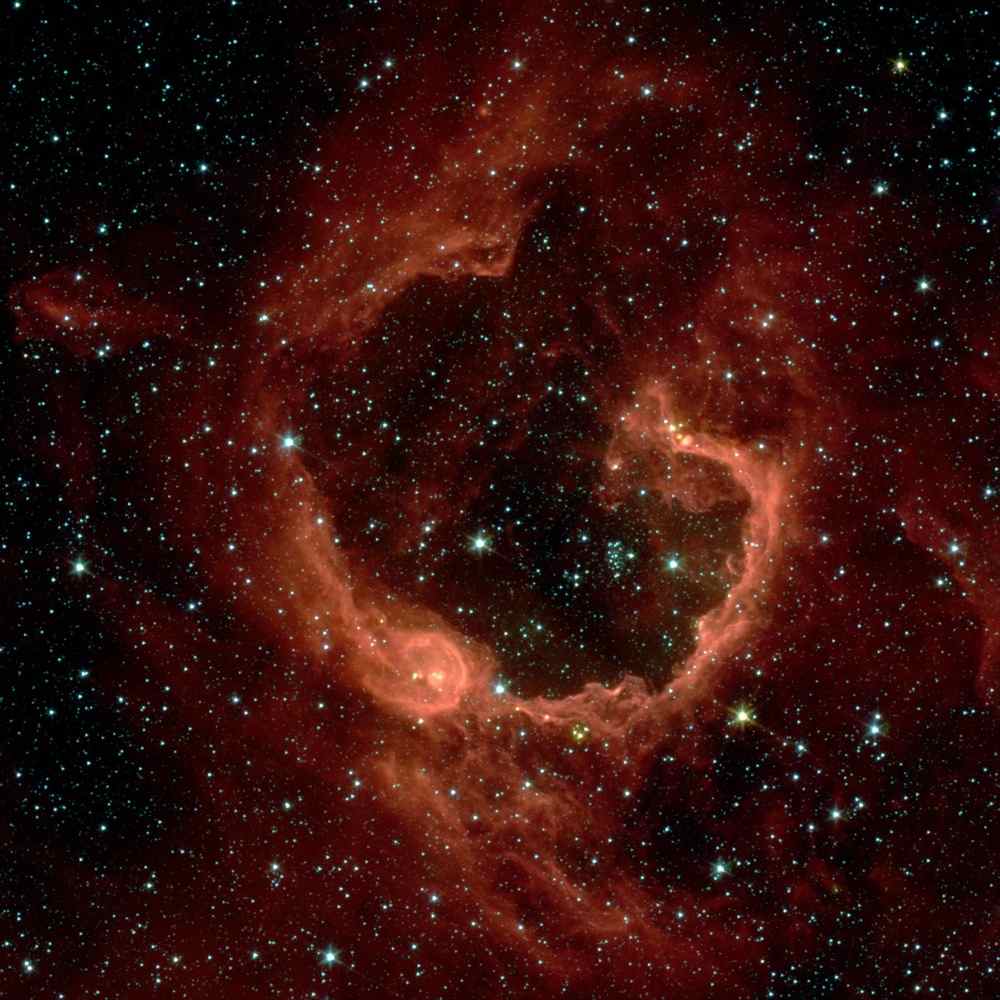 Nasa S Spitzer Space Telescope Sees Rcw In The Southern Milky Way