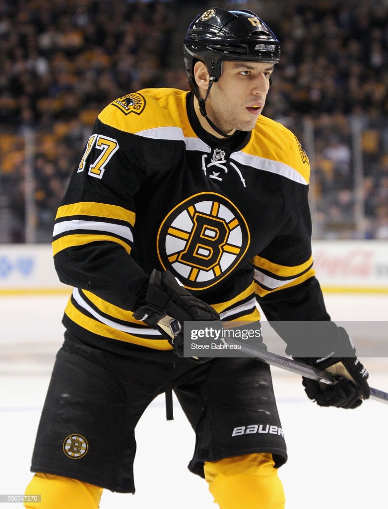 Milan Lucic Of The Boston Bruins Plays In A Game Against New