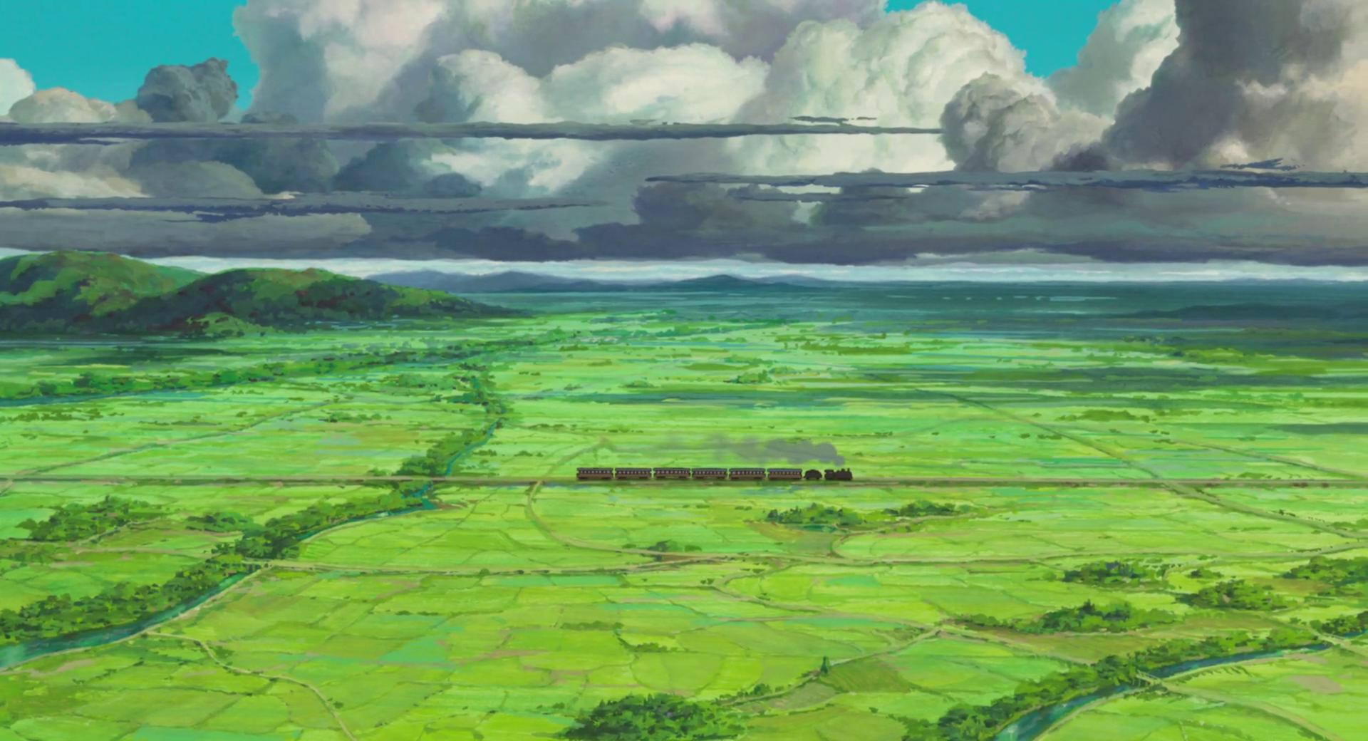 50 High res desktop backgrounds from The Wind Rises