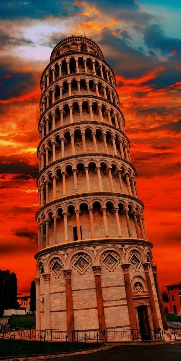 Pisa Tower Italy Wallpaper Scenery Photography