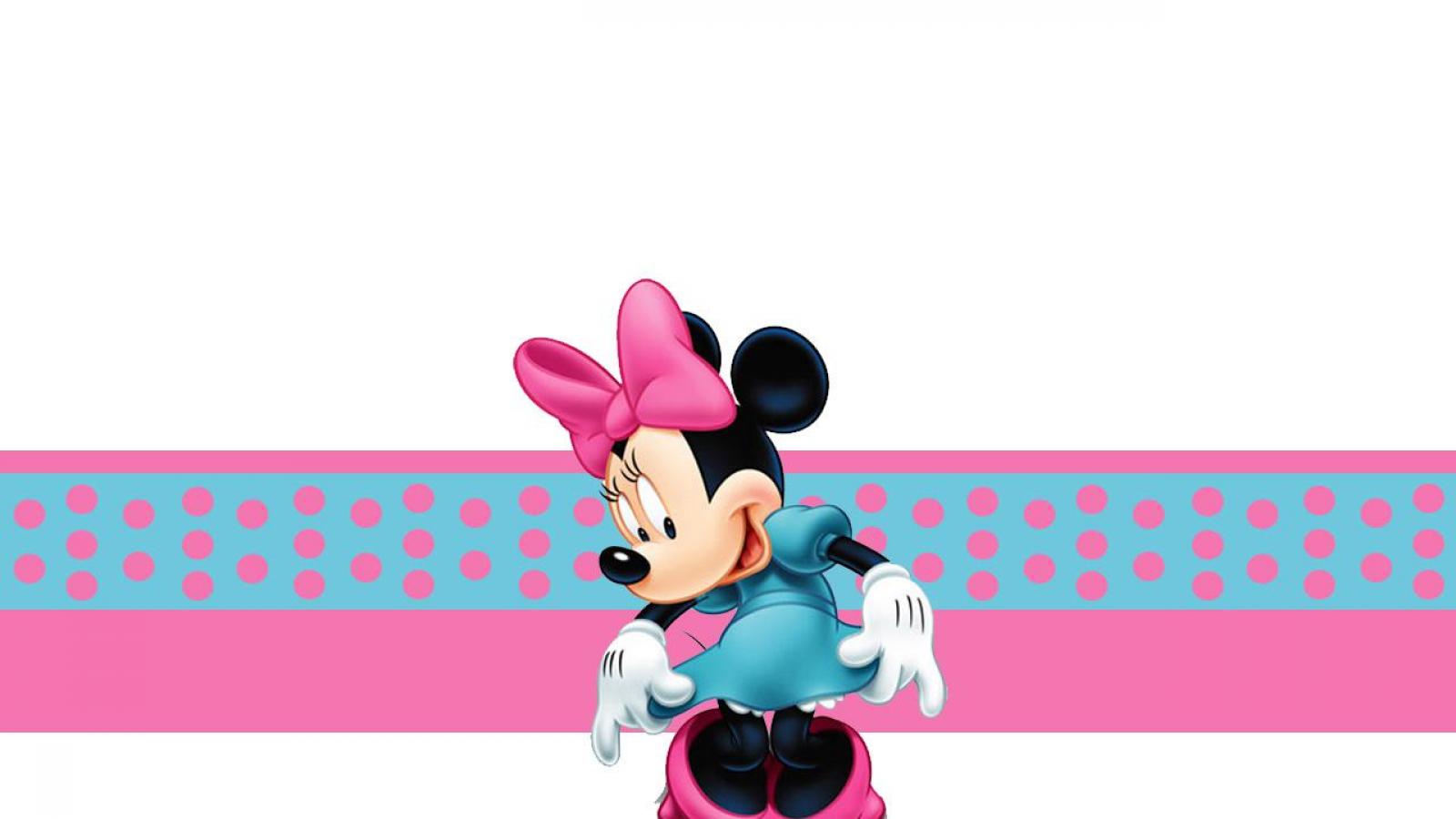 High Resolution Minnie Mouse Background   1600x900   Download HD