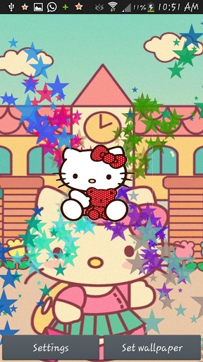 Bigger Hello Kitty 3d Live Wallpaper For Android Screenshot
