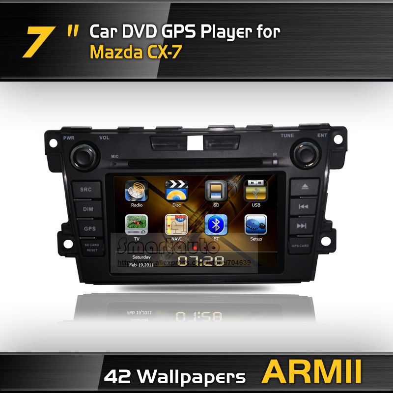 High Quality For Mazda Cx7 Dvd Gps Radio With Bluetooth Ipod