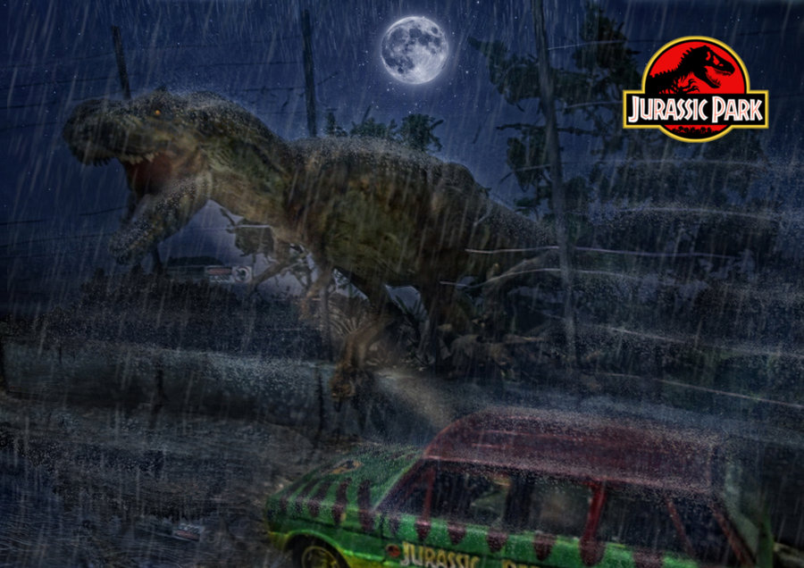 Jurassic Park T Rex Wallpaper Escape