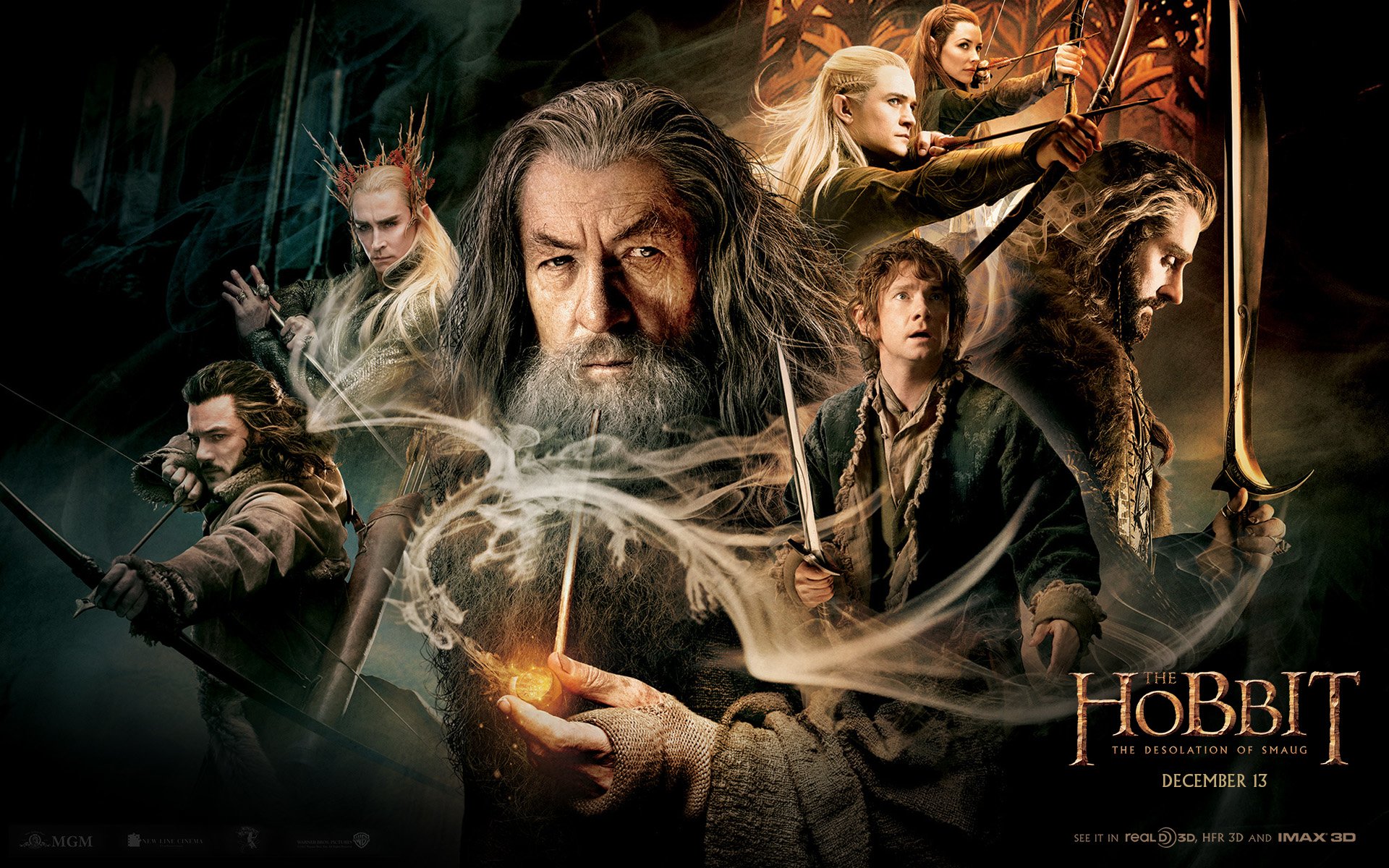 The Hobbit Desolation Of Smaug HD Wallpaper Background