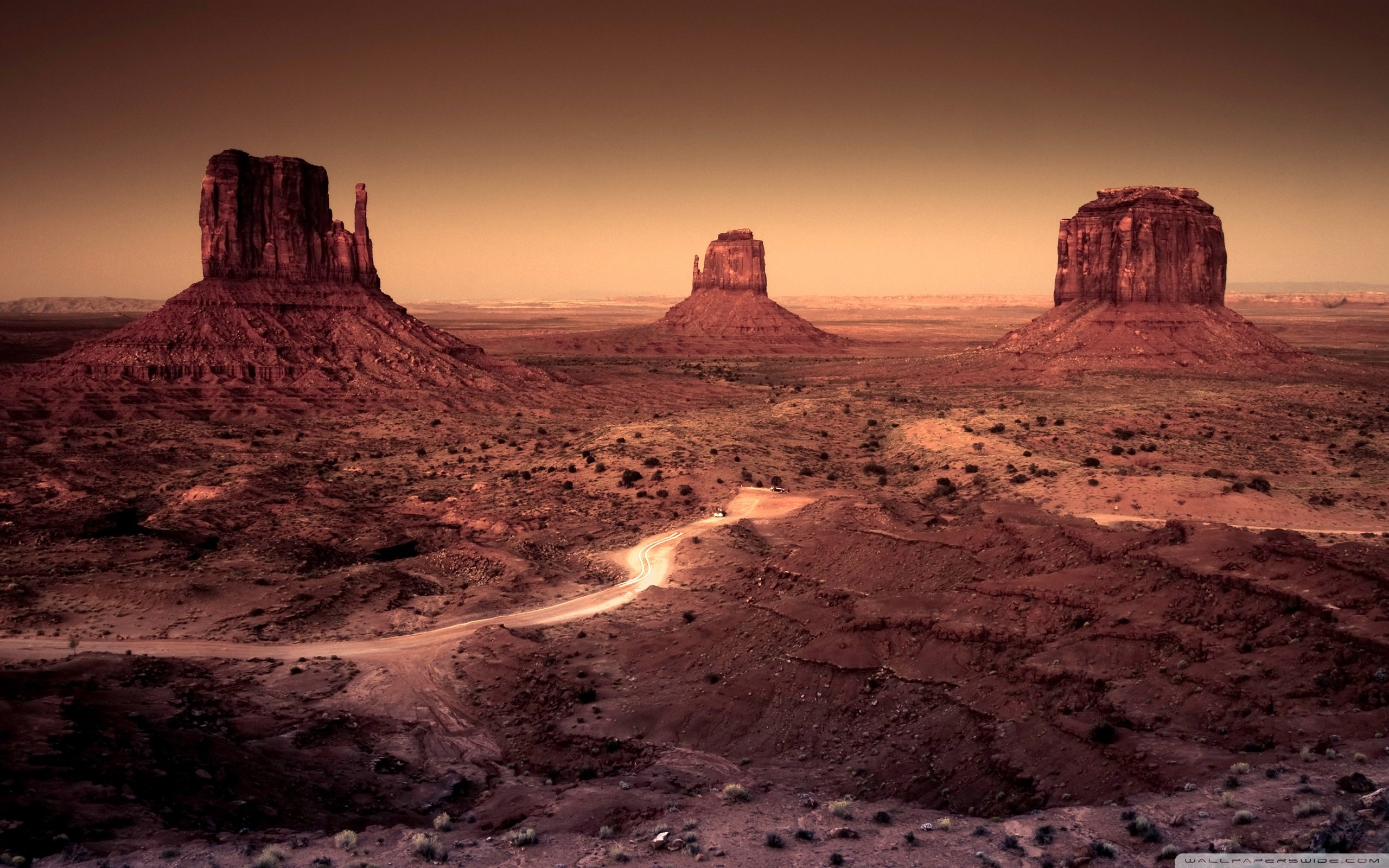  desert arizona monument valley rock formations wallpaper background 2560x1600