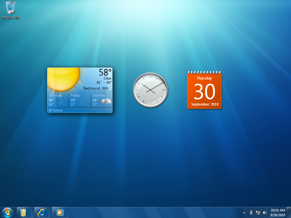 Windows Desktop Gadgets