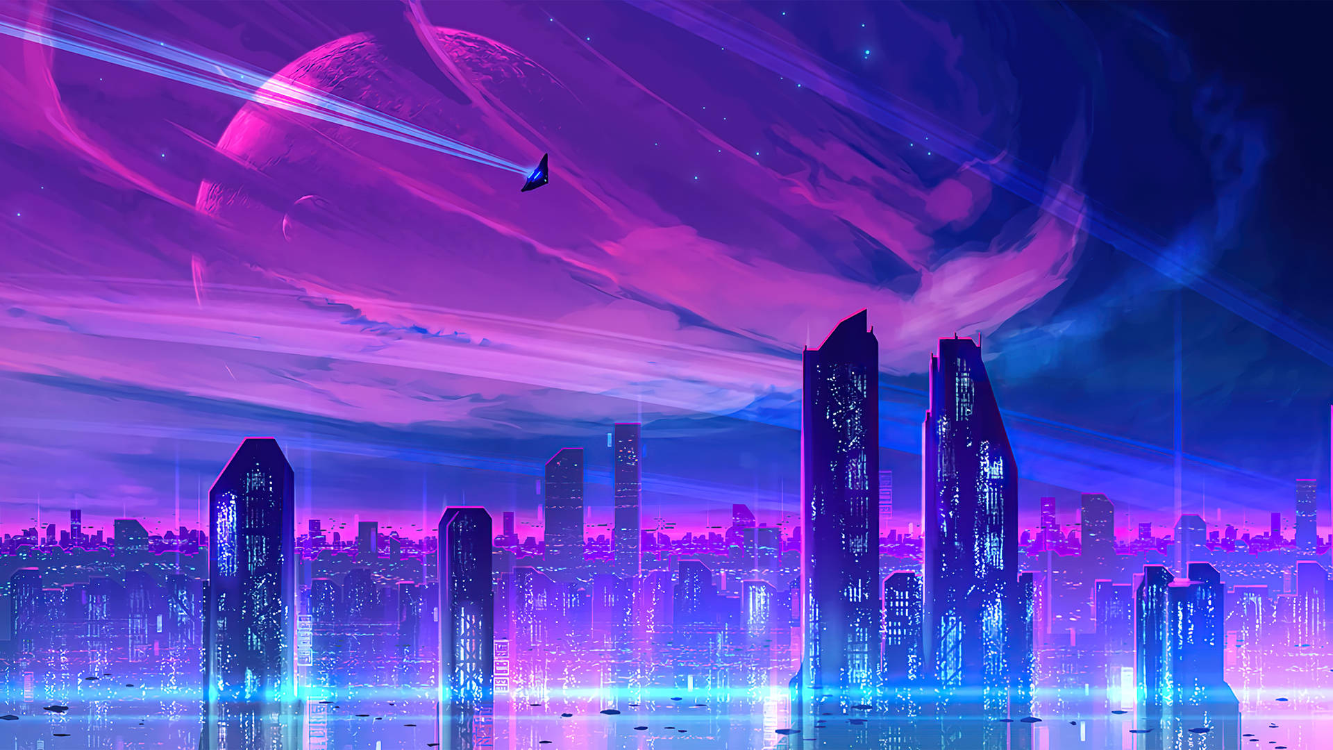 Neon Purple Wallpaper