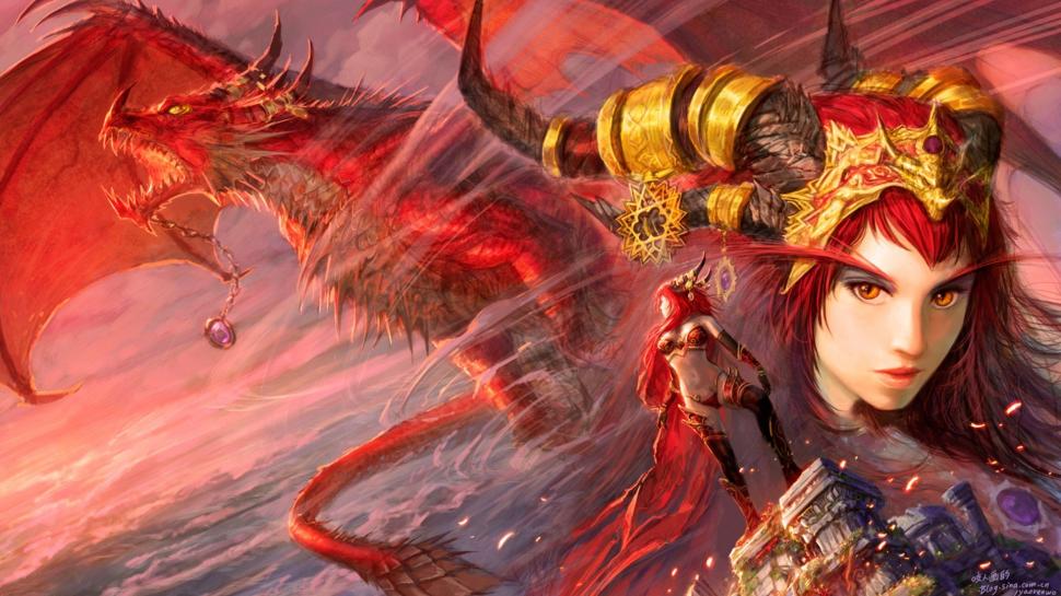 Alexstrasza World Of Warcraft Dragon Wallpaper Games