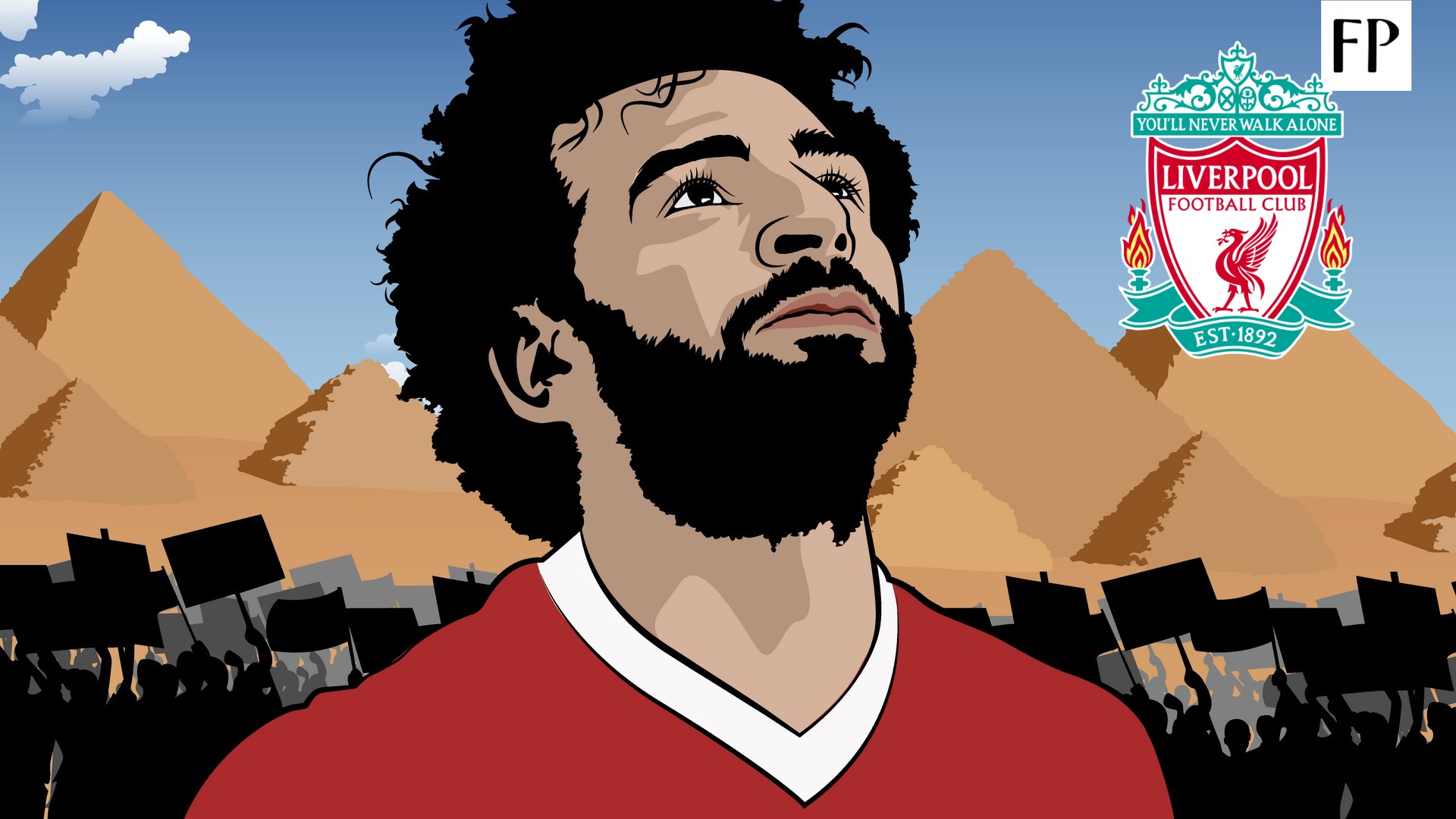 Puter Wallpaper Mohamed Salah Liverpool Cute