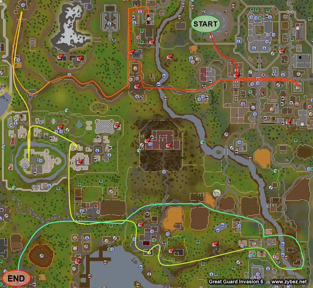 old school runescape map legend