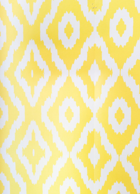 Haze Mimosa Wallpaper Yellow And White Modern