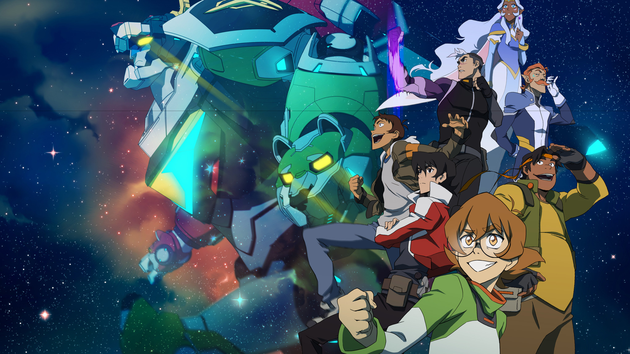Official Voltron Ic Con Poster Legendary