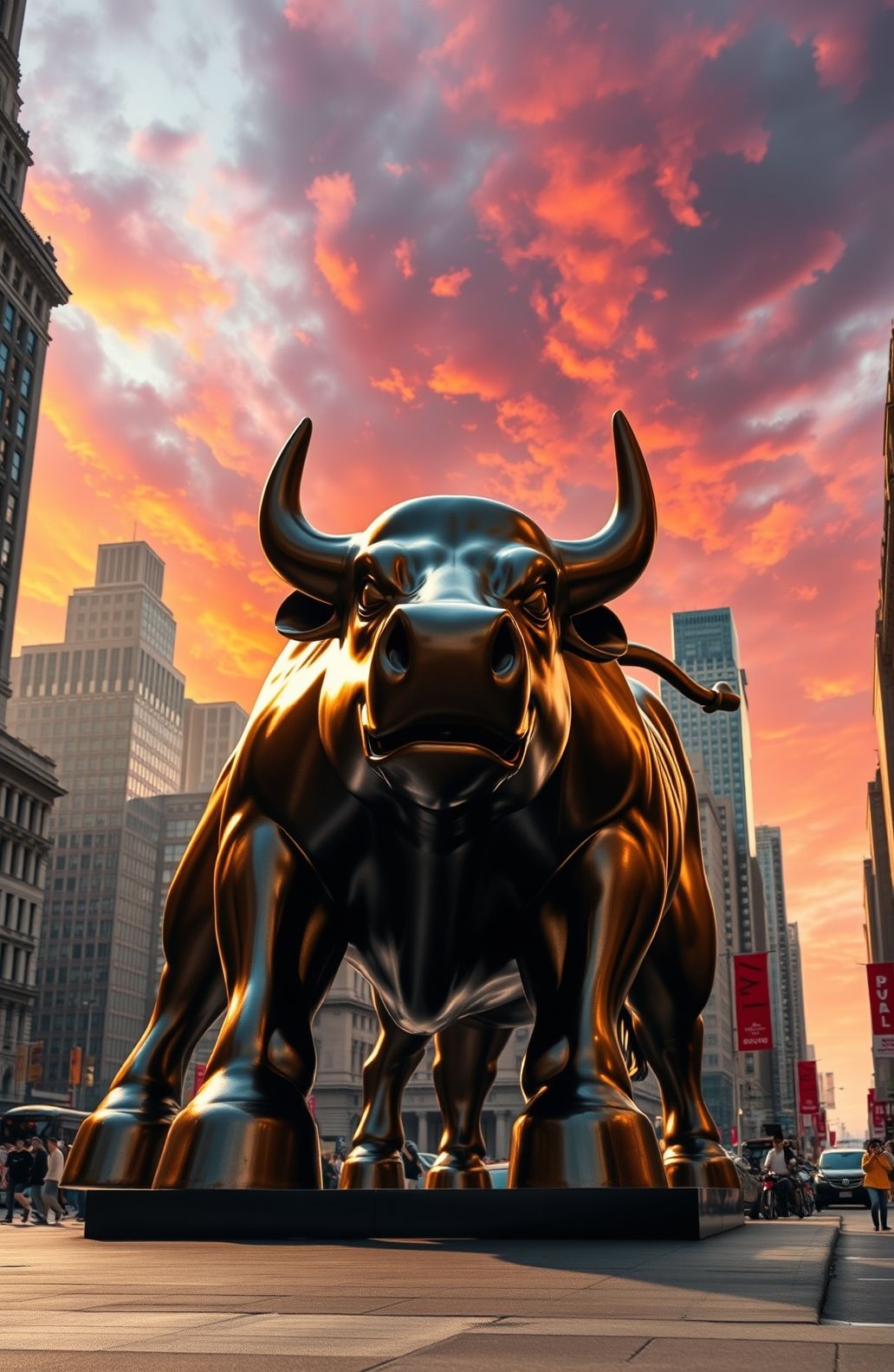 Wall Street Bull Wallpaper