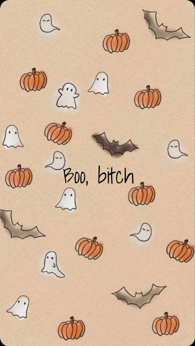 iPhone Cute Halloween Background Wallpaper