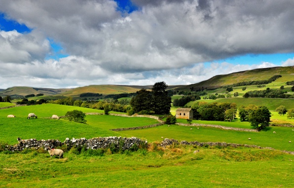 Wallpaper Yorkshire Dales Northern England North