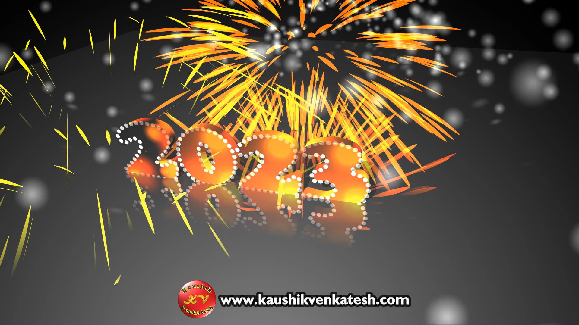 Happy New Year Wallpaper Kaushik Venkatesh