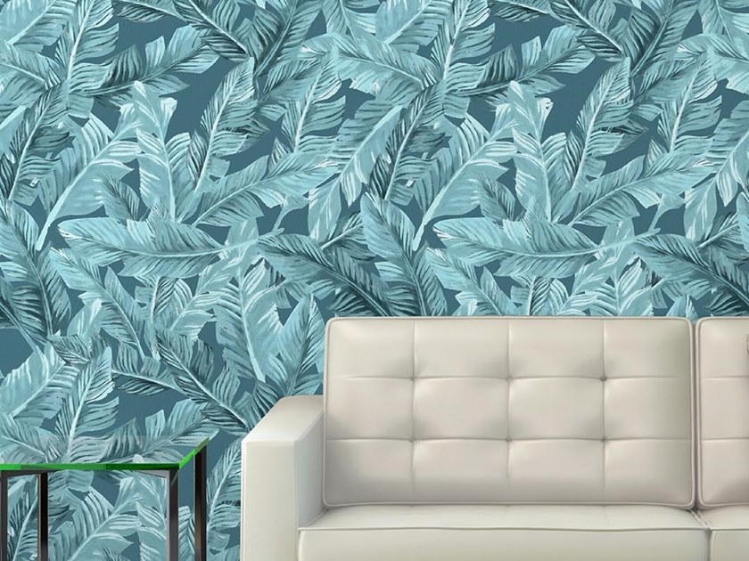 Tropical wallpaper PVC free eco washable MUSA By Wallpepper