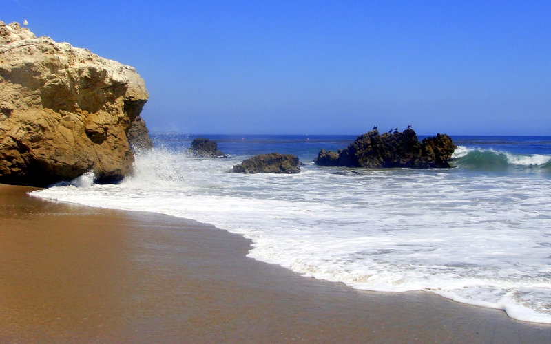 Beaches Beautiful California Coast Nature HD Wallpaper