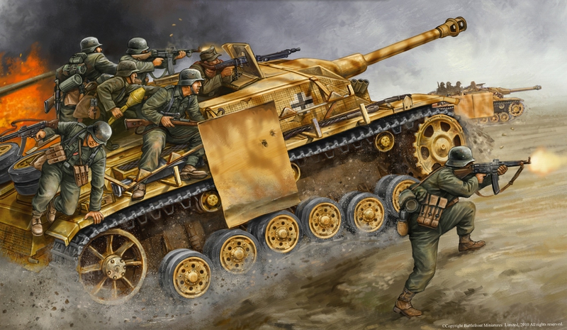 Infantry World War Ii Wehrmacht Tank Military Art Wallpaper