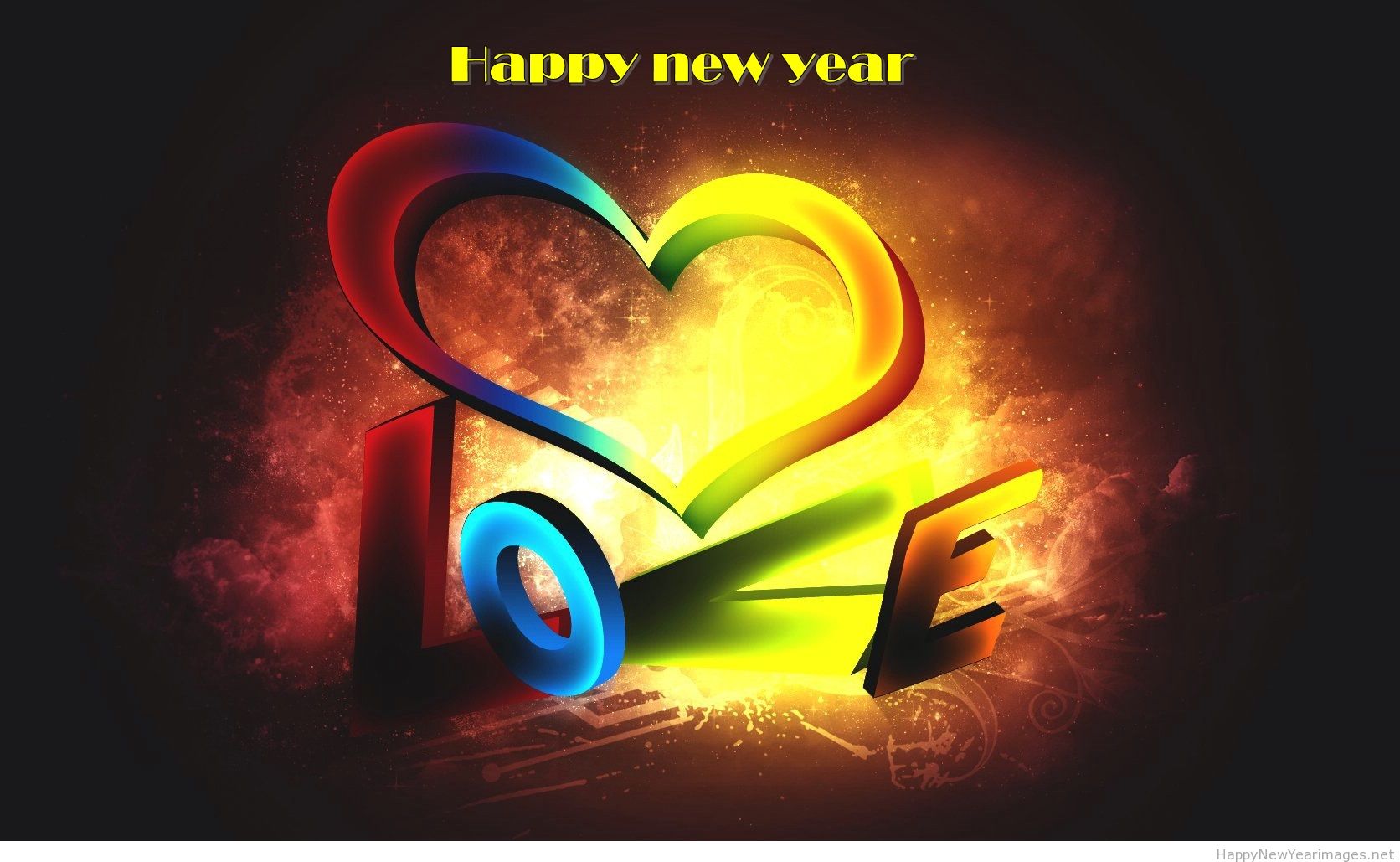 Awesome Happy New Year Love HD Wallpaper Search More