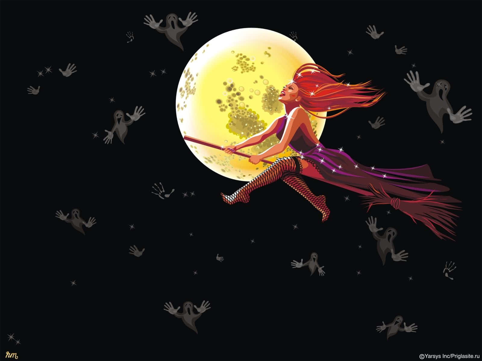 Halloween Witch Aesthetic Wallpaper