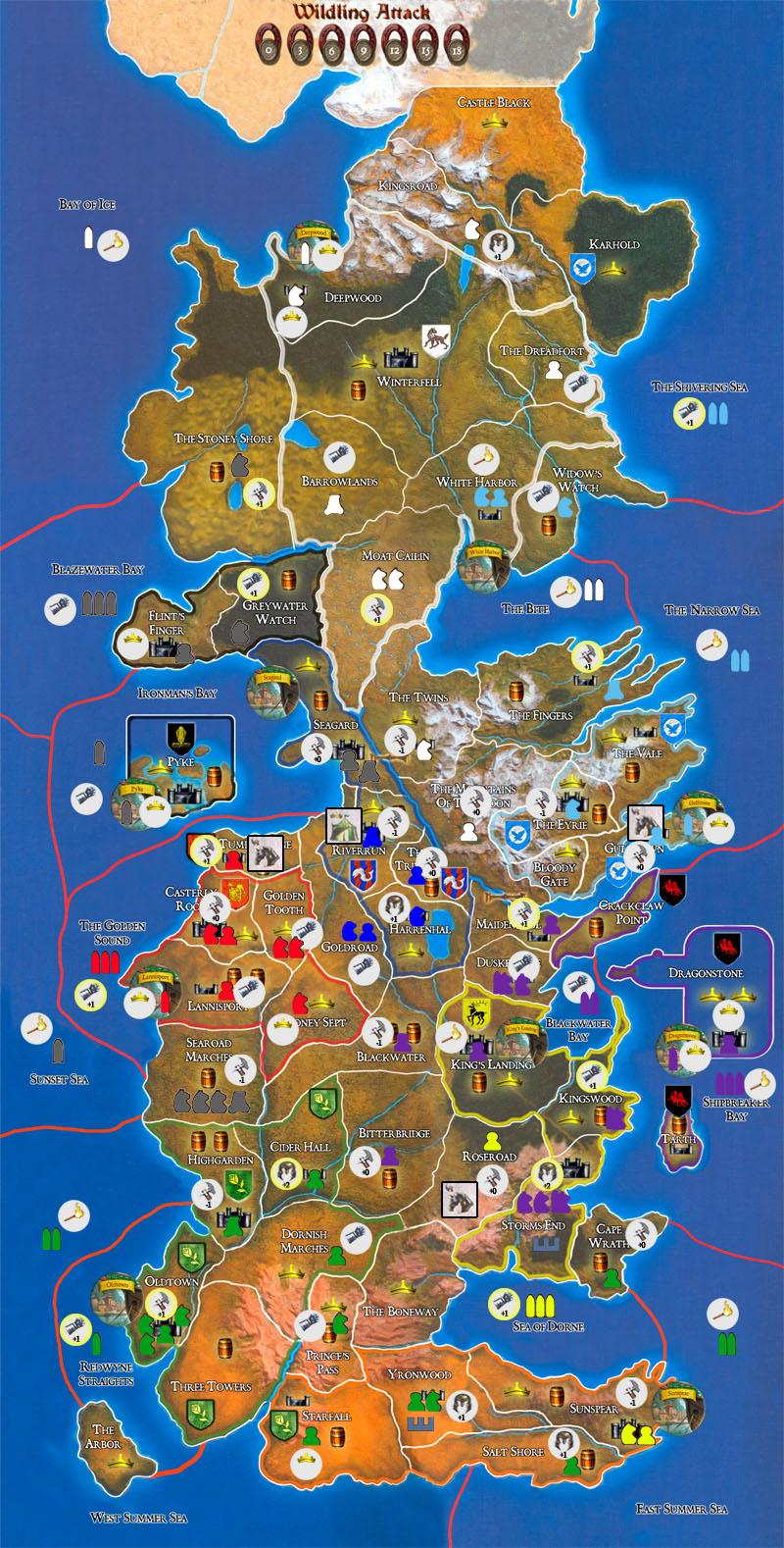 Westeros Map Maps and family trees of