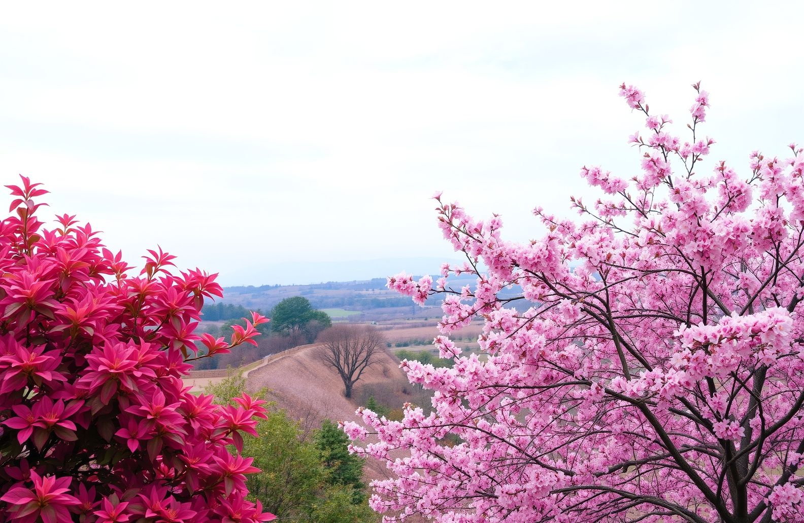 Pink Nature Wallpaper