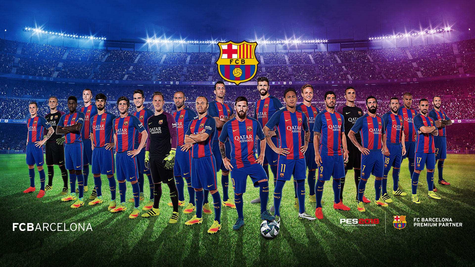 Pro Evolution Soccer Fc Barcelona Theme Game