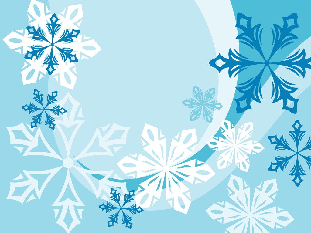 Abstract Winter Background Absract Snowflakes Patterns Vector