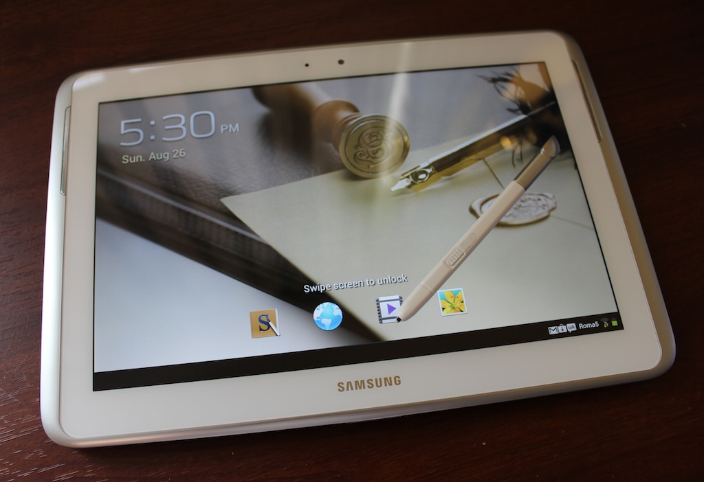 Enlarge The Samsung Galaxy Note And Included S Pen Stylus