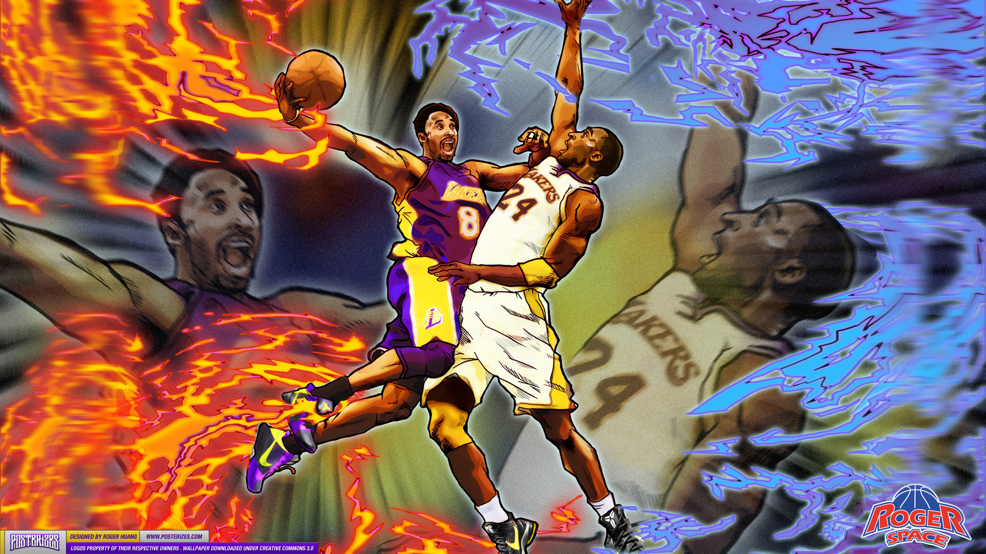 Kobe Vs Wallpaper Posterizes Nba Basketball