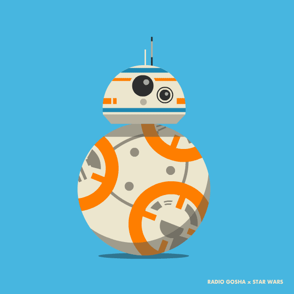 Animation Star Wars The Force Awakens Bb8 Roll Out Wallpaper