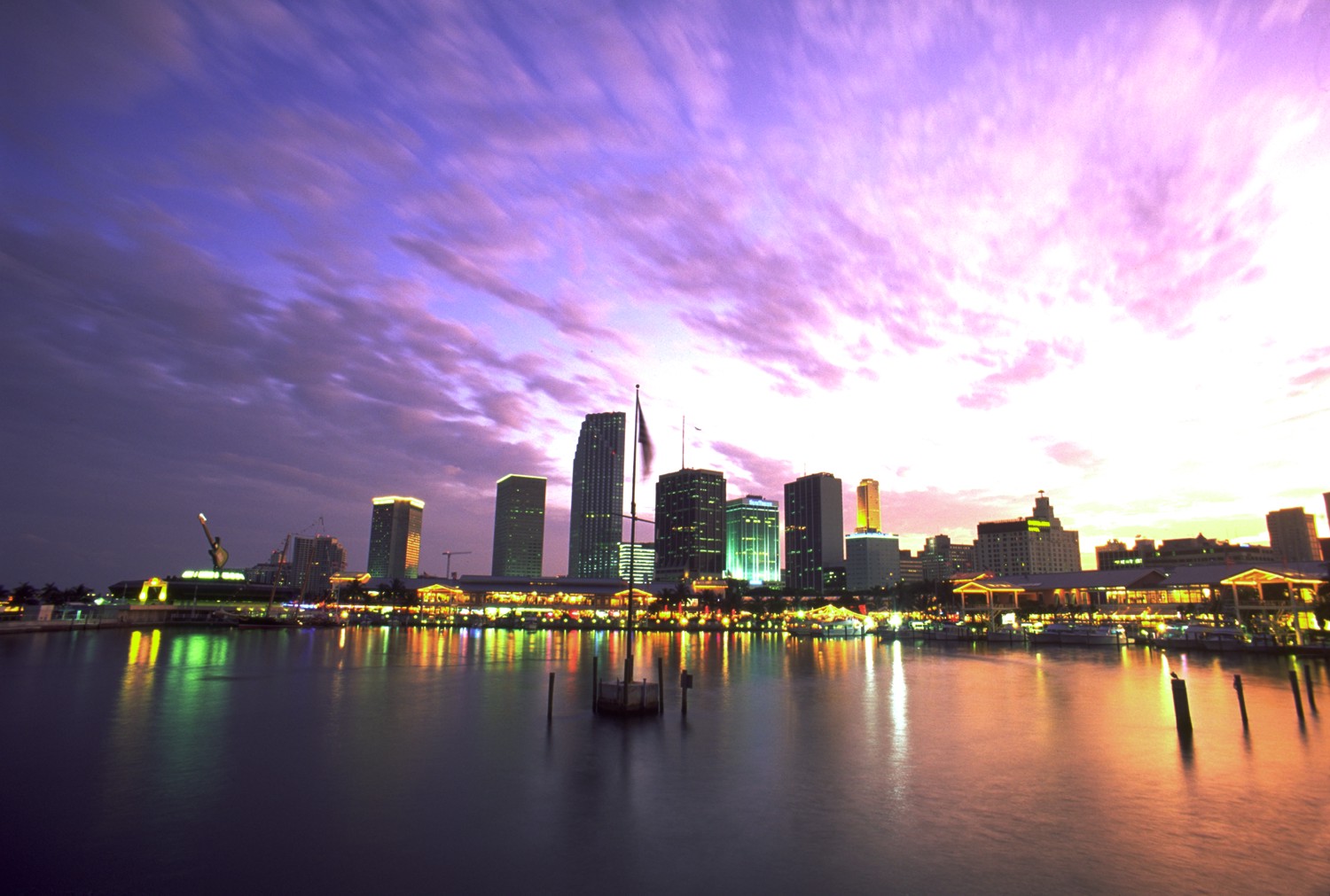 Miami Beach Skyline HD Widescreen Wallpaper Source