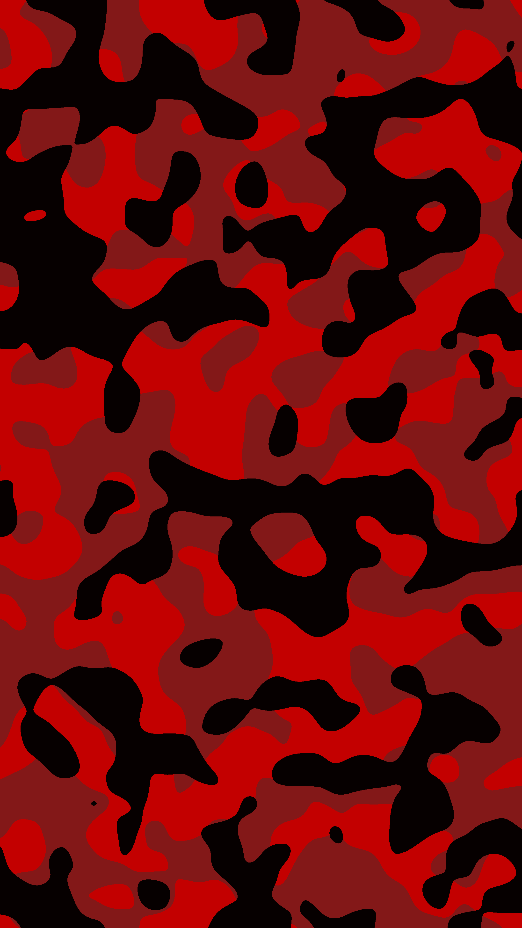 Red and Black Camouflage Pattern