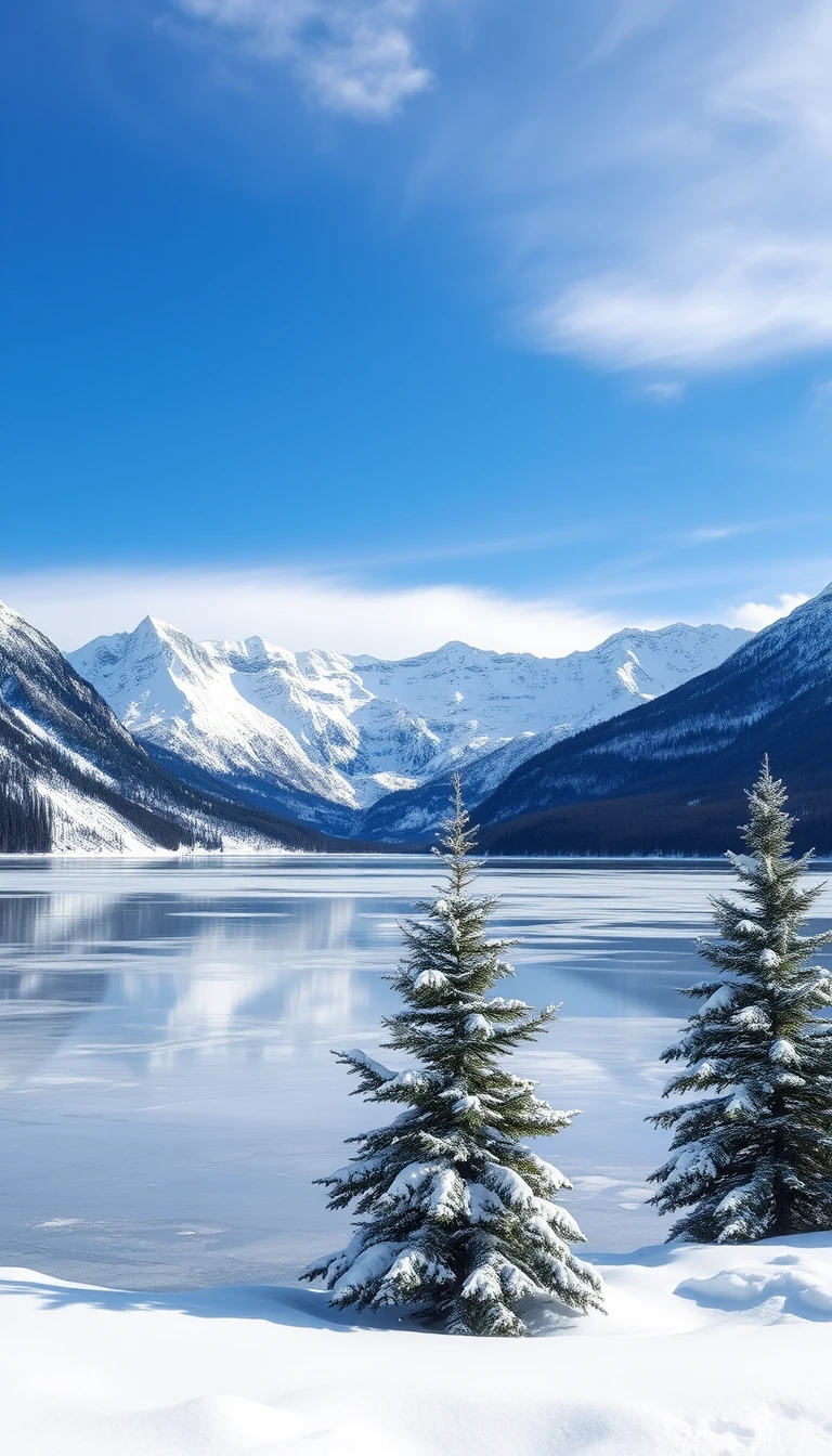 Winter Mountain Wallpaper