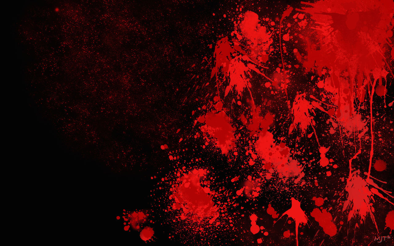 Blood Spatter Patterns Black Background   Viewing Gallery