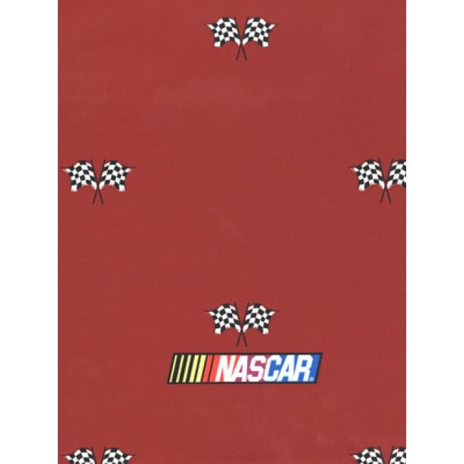 NASCAR CHECKERED FLAG ON RED SPORTS WALLPAPER All Walls Wallpaper