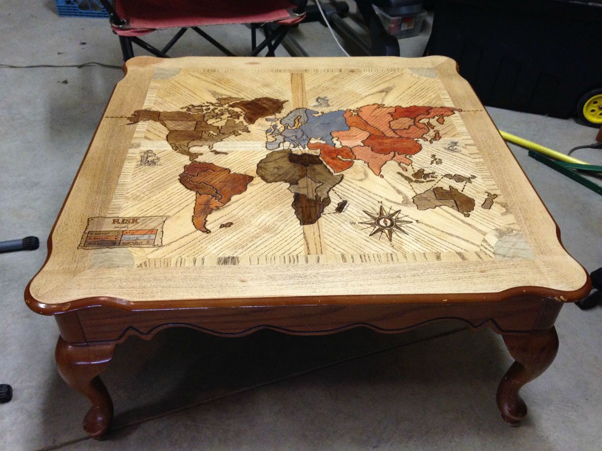 Smothery Map Coffee Table With Tables In Cool