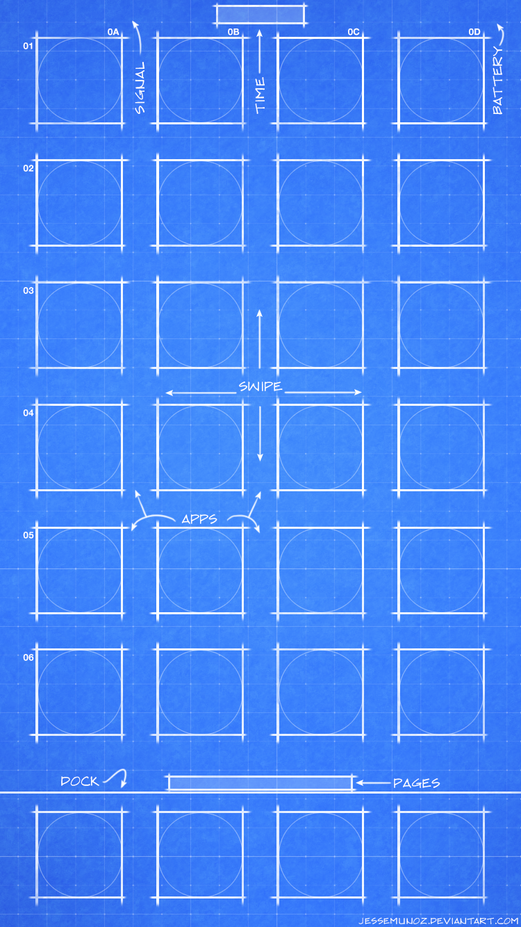 Best Blueprint Wallpaper For iPhone Plus And