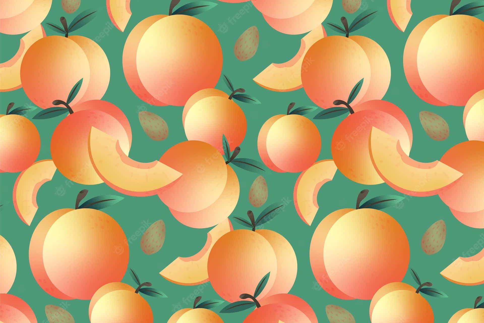 Kawaii Peach Wallpaper