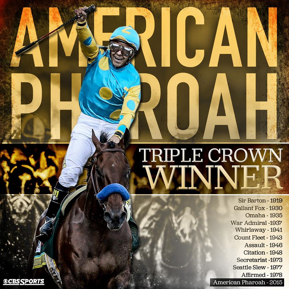 American Pharaoh Wins The Triple Crown Pulse