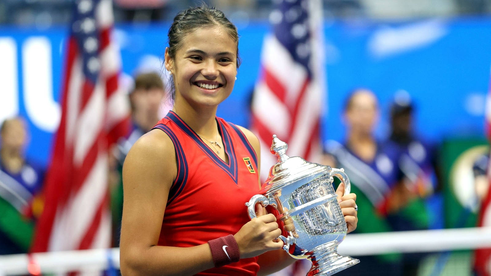 Emma Raducanu Us Open Wallpaper