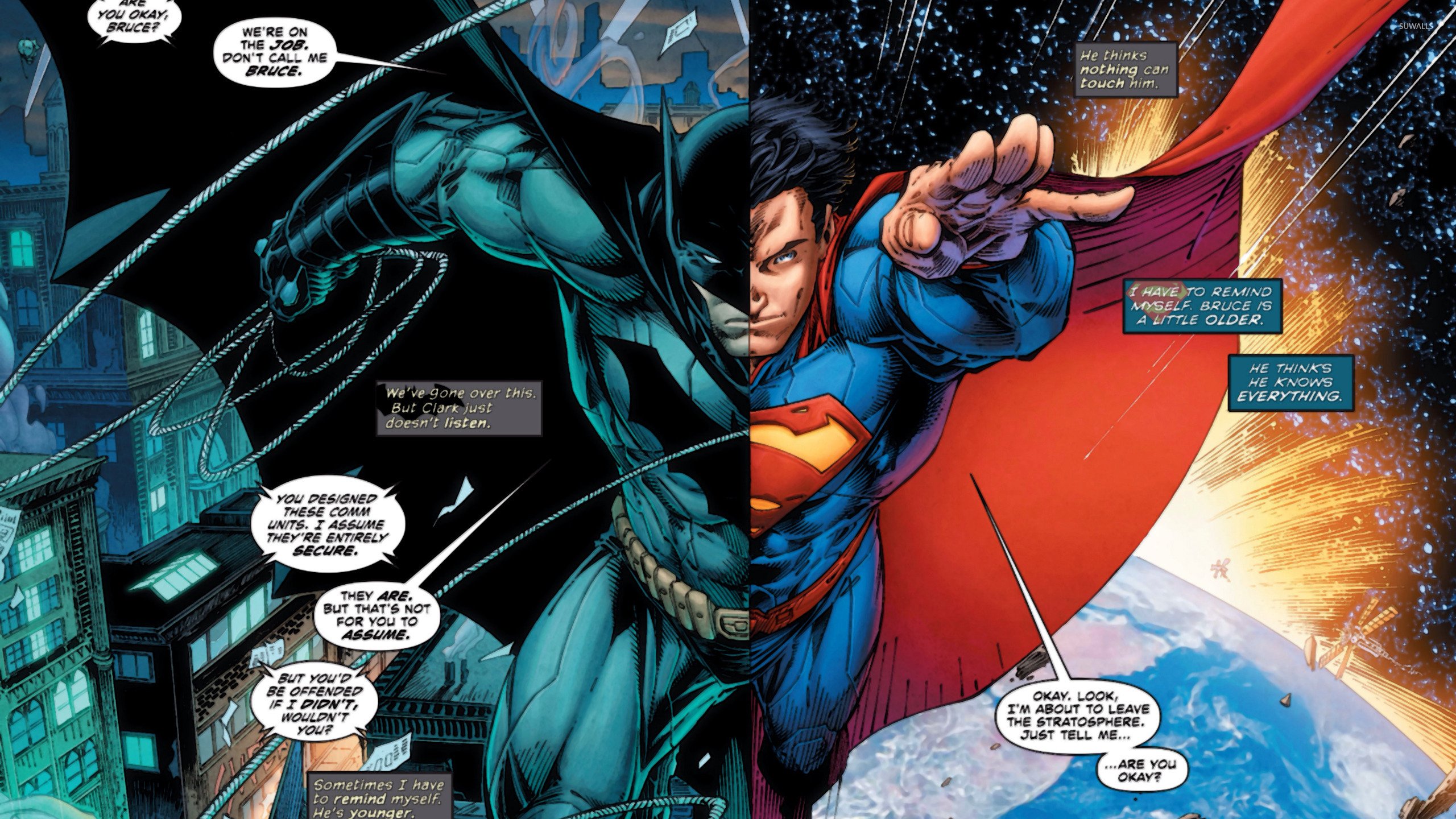 Superman And Batman Wallpaper Ic