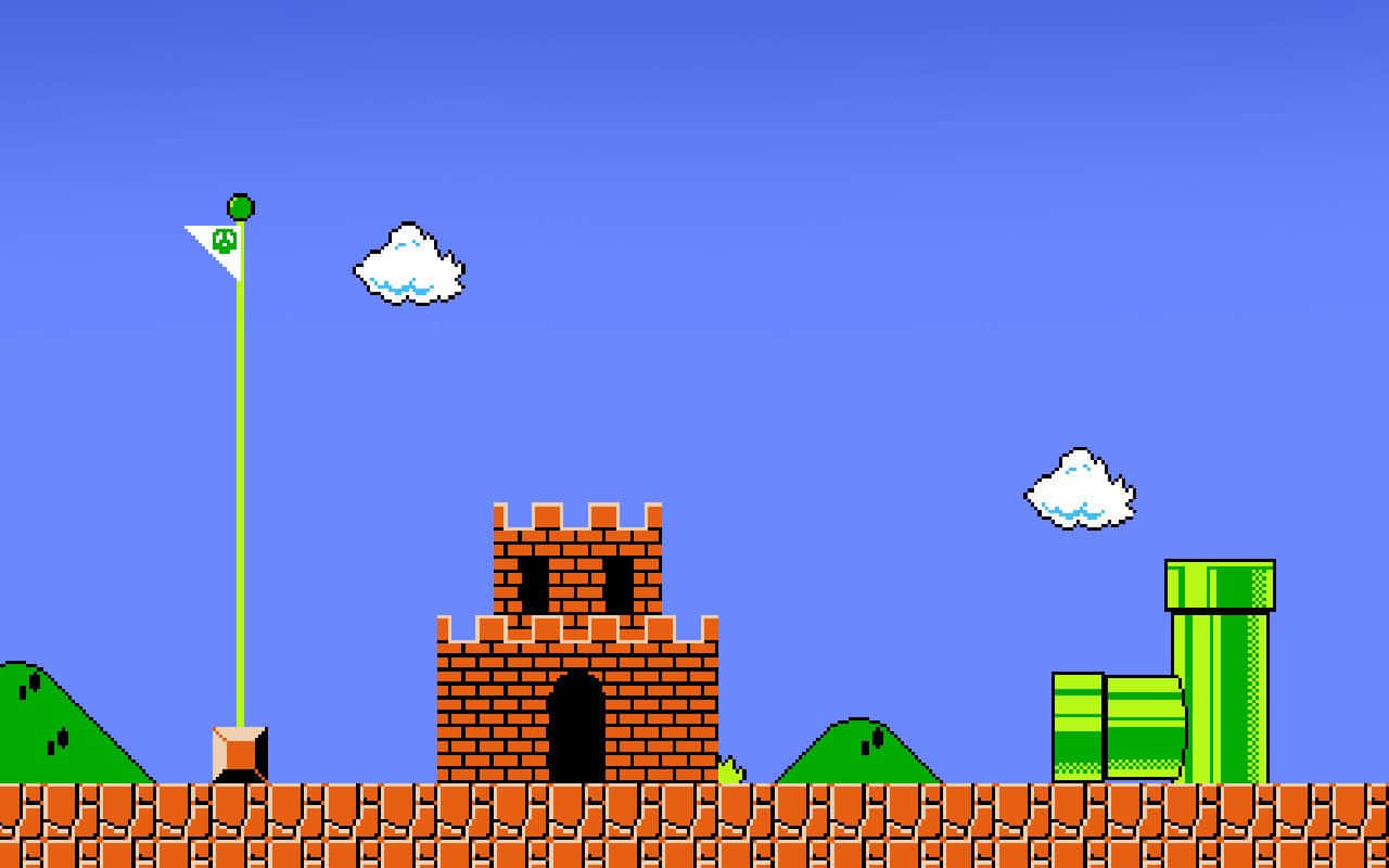Pixel Game Background Wallpaper
