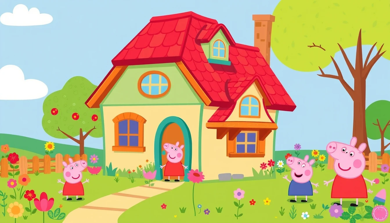 🔥 Free Download Peppa Pig House Wallpaper by @ewatson80 | WallpaperSafari