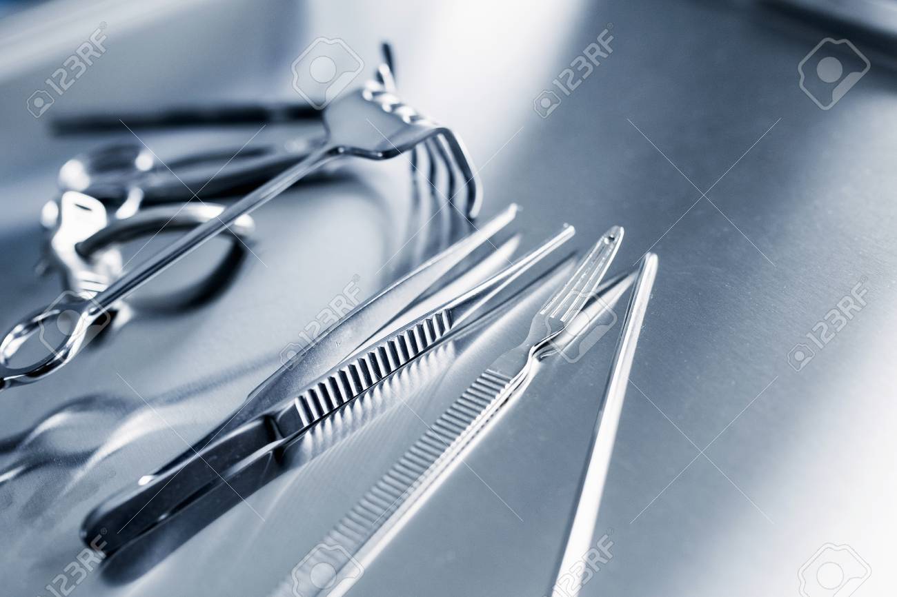 Medical Background Surgery Instruments Stock Photo Picture And