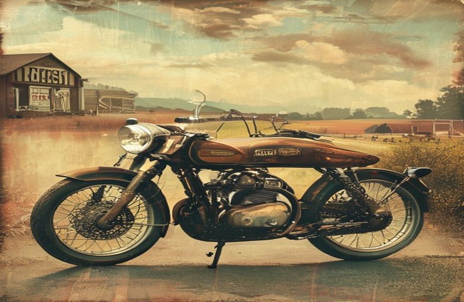 Vintage Motorcycle Wallpaper